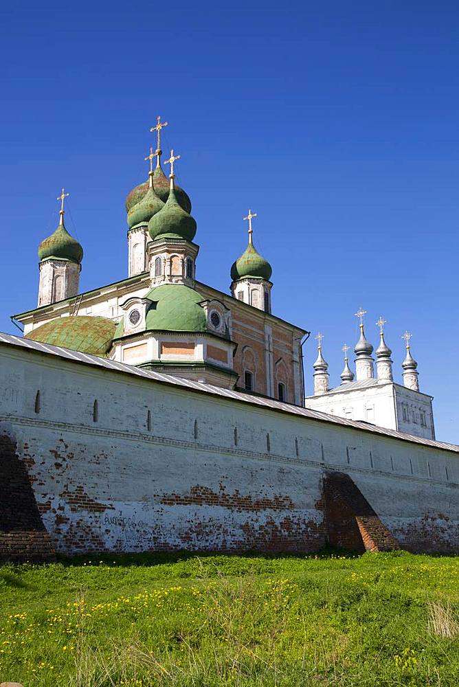 Assumption Cathedral, Goritsky Dormition Monastery, Pereslavl-Zalessky, Golden Ring, Yaroslavl Oblast, Russia, Europe