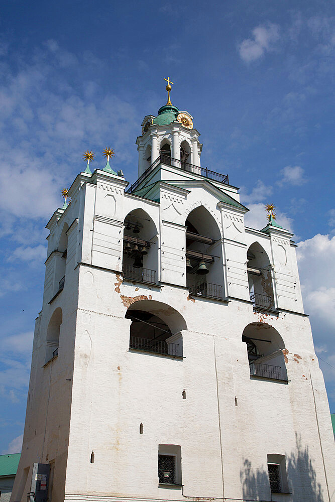 The Belfry, Spassky Monastery, UNESCO World Heritage Site, Yaroslavl, Golden Ring, Yaroslavl Oblast, Russia, Europe