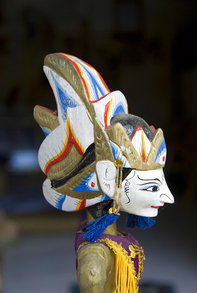 Puppet made by master puppet maker, Pellatan Village, Bali, Indonesia, Southeast Asia, Asia