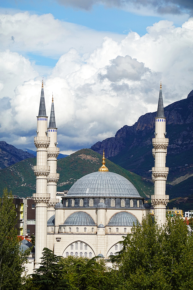 The Great Mosque in central Tirana, Albania, Europe