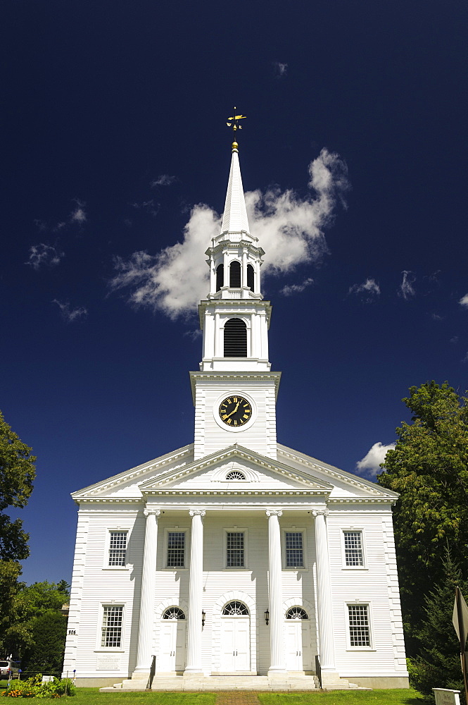 The First Congregational Church in Williamstown. Massachusetts, New England, United States of America, North America