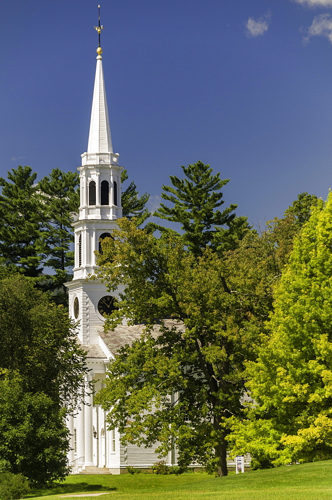 The First Congregational Church in Williamstown. Massachusetts, New England, United States of America, North America