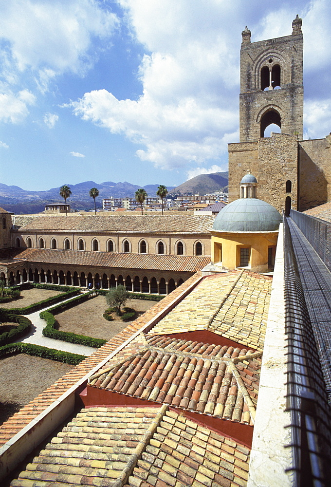 Cathedral, Monreale, Palermo, Sicily, Italy, Europe