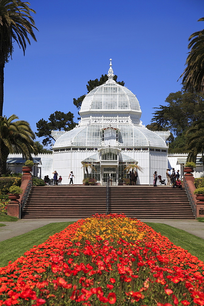 Conservatory of Flowers, Golden Gate Park, San Francisco, California, United States of America, North America