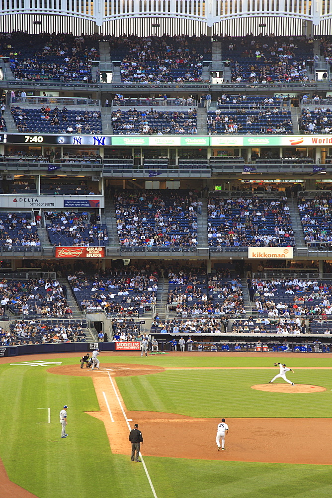 Baseball Game, Yankee Stadium, Bronx, New York City, United States of America, North America