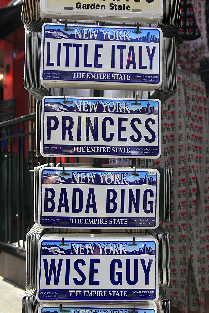 Souvenirs, Little Italy, Manhattan, New York City, United States of America, North America