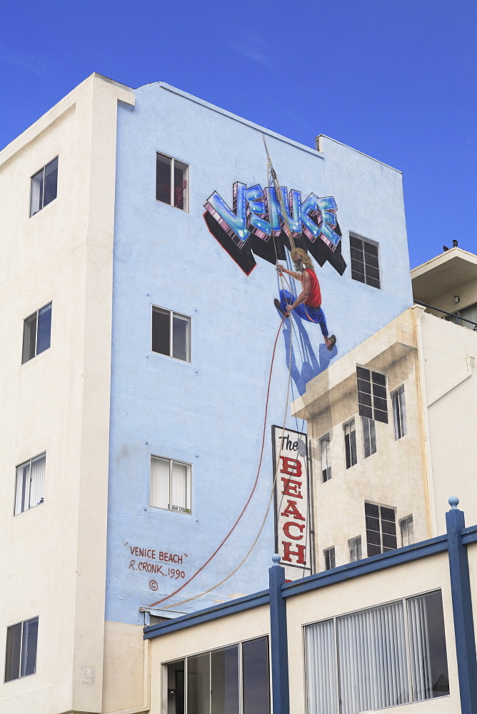 Mural, Venice Beach, Los Angeles, California, United States of America, North America