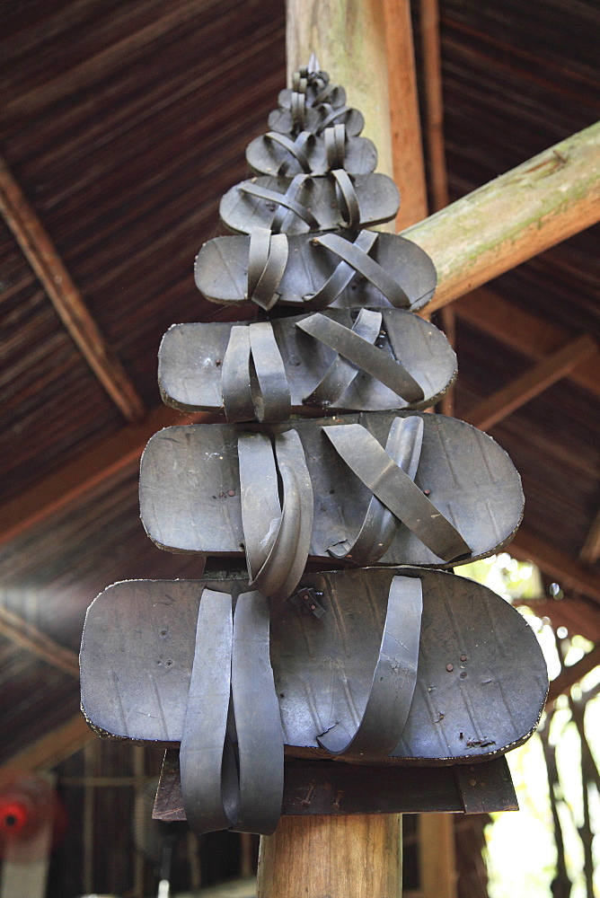 Rubber sandals made from tyres, Cu Chi Tunnels, Ho Chi Minh City (Saigon), Vietnam, Indochina, Southeast Asia, Asia