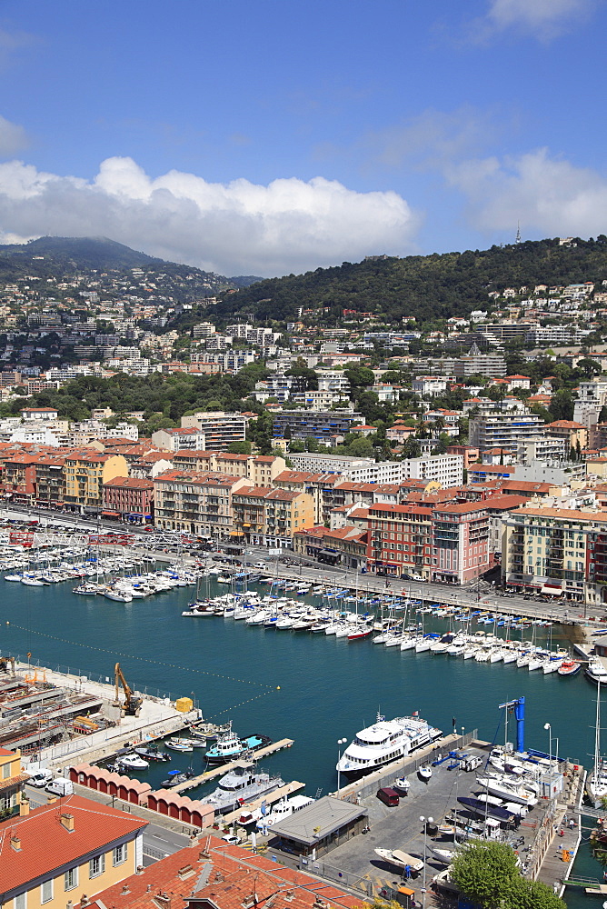 Port Lympia, Harbor, Nice, Cote d'Azur, Alpes Maritimes, Provence, French Riviera, France, Europe