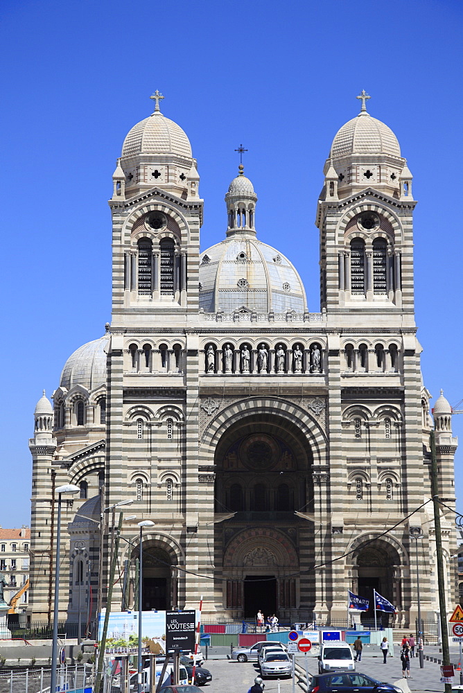 Marseille Cathedral (Cathedrale de la Major) (Sainte Marie Majeure), Marseille, Bouches du Rhone, Provence Alpes Cote d'Azur, Provence, France, Europe