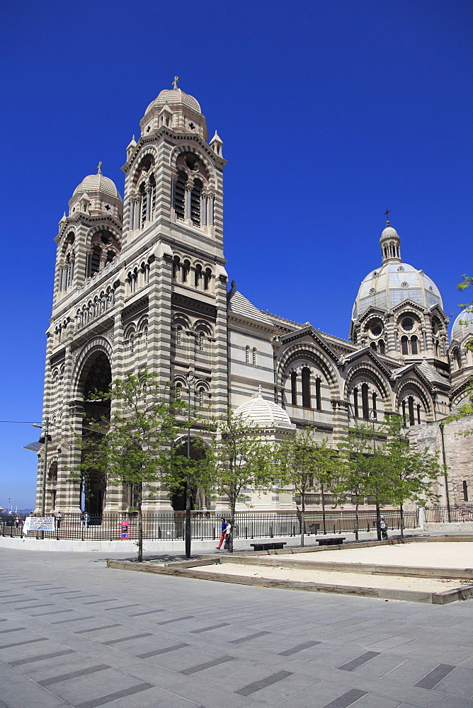 Marseille Cathedral (Catedrale de la Major) (Sainte Marie Majeure), Marseille, Bouches du Rhone, Provence Alpes Cote d'Azur, France, Europe