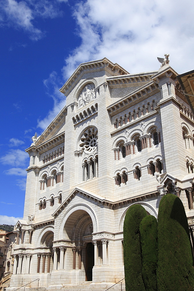 St. Nicholas Cathedral, Monaco Cathedral, Monaco-Ville, Old Town, Le Rocher (The Rock), Monaco, Cote d'Azur, Europe