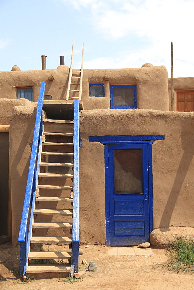 Taos Pueblo, UNESCO World Heritage Site, Taos, New Mexico, United States of America, North America