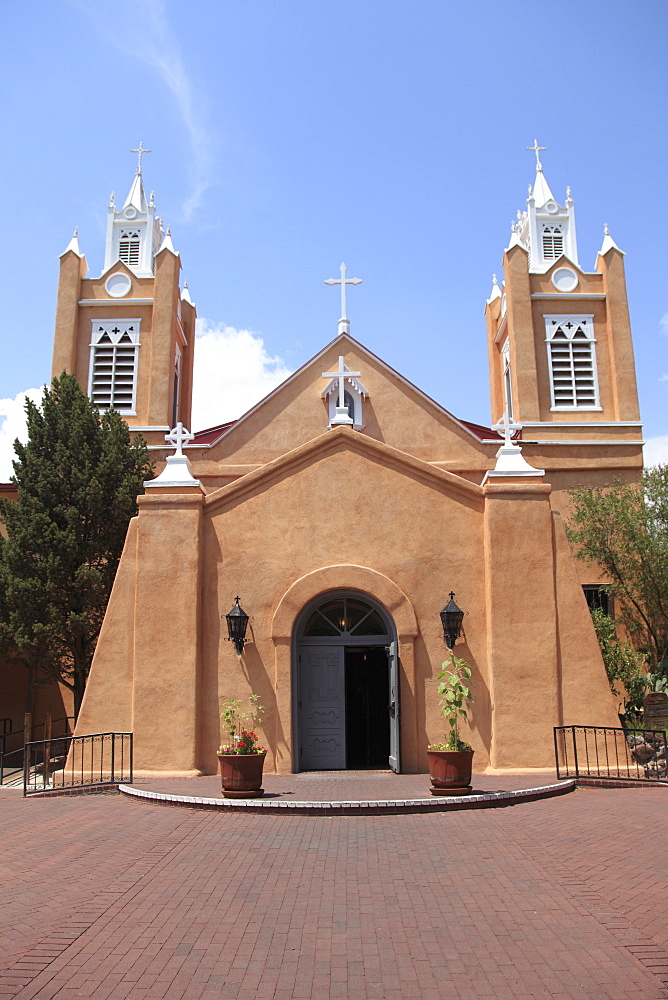 San Felipe de Neri Church, Old Town, Albuquerque, New Mexico, United States of America, North America