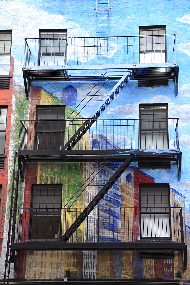 Tenement Apartment Building, East Village, Manhattan, New York City, United States of America, North America