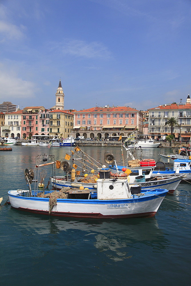 Harbor, Oneglia, Imperia, Liguria, Italian Riviera, Italy, Europe