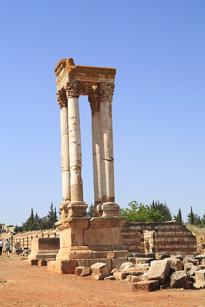 Umayyad period ruins, Aanjar, UNESCO World Heritage Site, Bekka Valley, Lebanon, Middle East