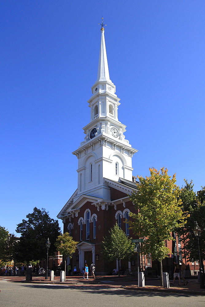 Historic North Church, Portsmouth, New Hampshire, New England, United States of America, North America