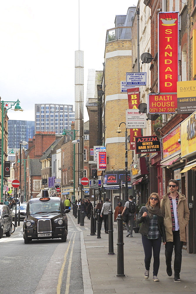 Brick Lane, Spitalfields, East End, London, England, United Kingdom, Europe