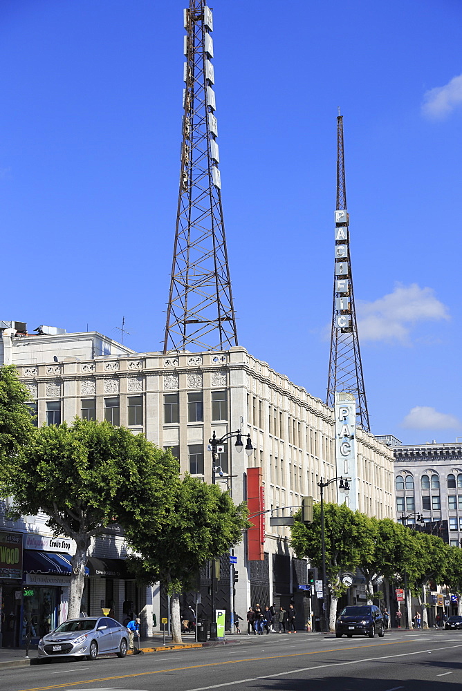 Historic Hollywood Pacific Theatre, circa 1920s, Hollywood Boulevard, Hollywood, Los Angeles, California, United States of America, North America