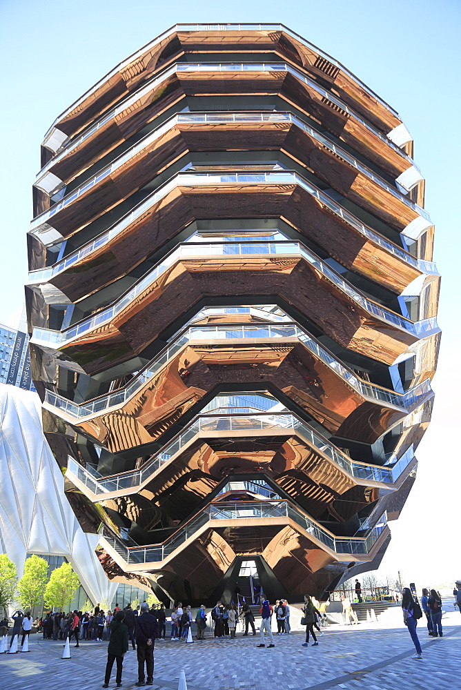 The Vessel, Staircase, Hudson Yards, Manhattan, New York City, United States of America, North America