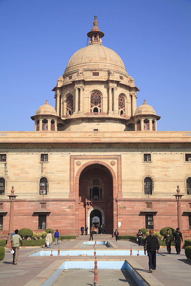 Secretariat North Block, offices for government ministers, New Delhi, India, Asia