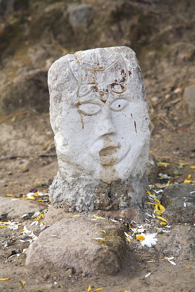 Pre-Columbian, Mayan archaeological site of Iximche, Highlands, Guatemala, Central America