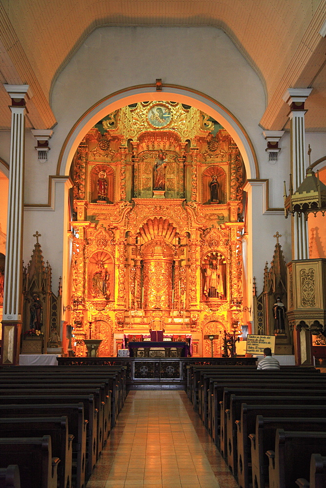 Iglesia de San Jose, (Church of the Golden Altar), Casco Antiguo (Casco Viejo), Old City, San Felipe District, UNESCO World Heritage Site, Panama City, Panama, Central America