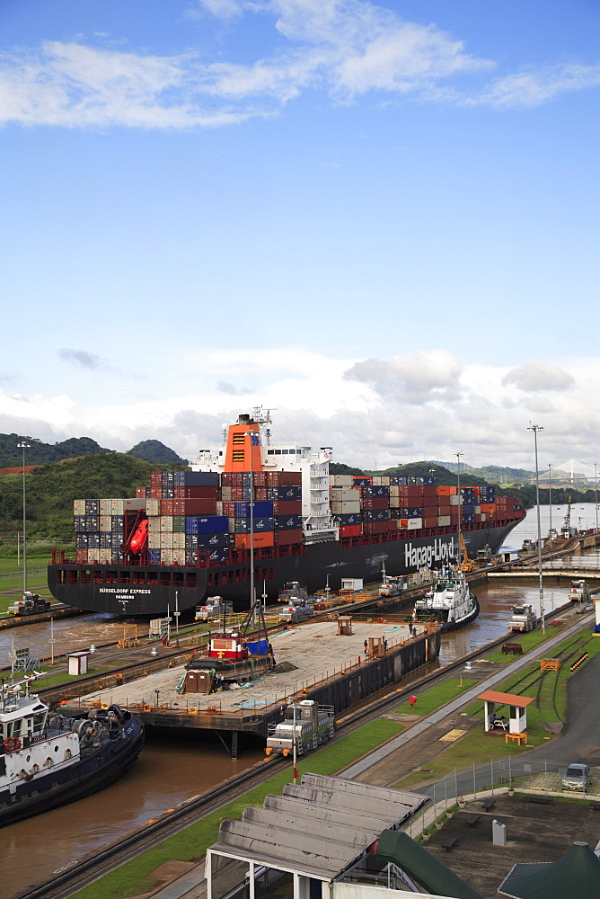 Miraflores Locks, Panama Canal, Panama, Central America