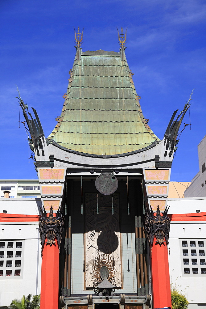 Grauman's Chinese Movie Theater, Hollywood Boulevard, Hollywood, Los Angeles, California, United States of America, North America