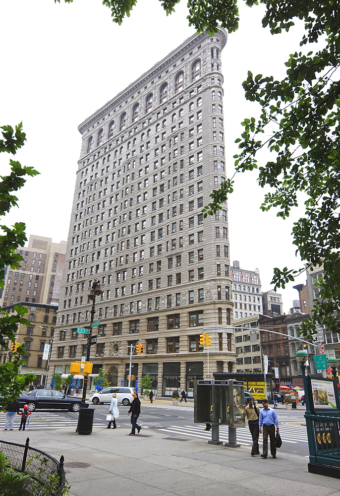 Flatiron Building, Broadway, Manhattan, New York City, New York, United States of America, North America