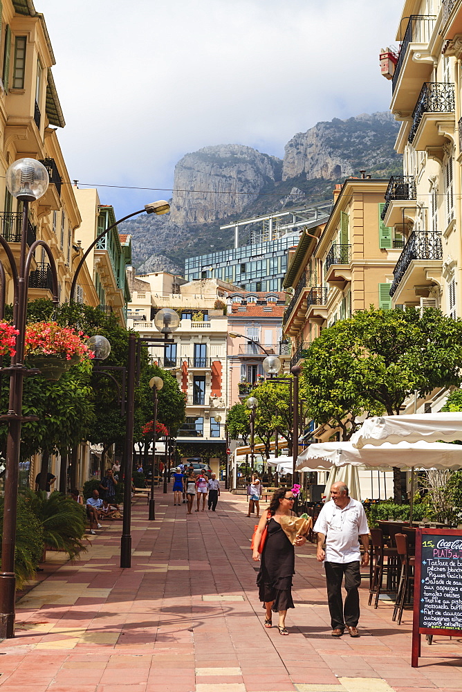 Street scene, La Condamine, Monaco, Europe