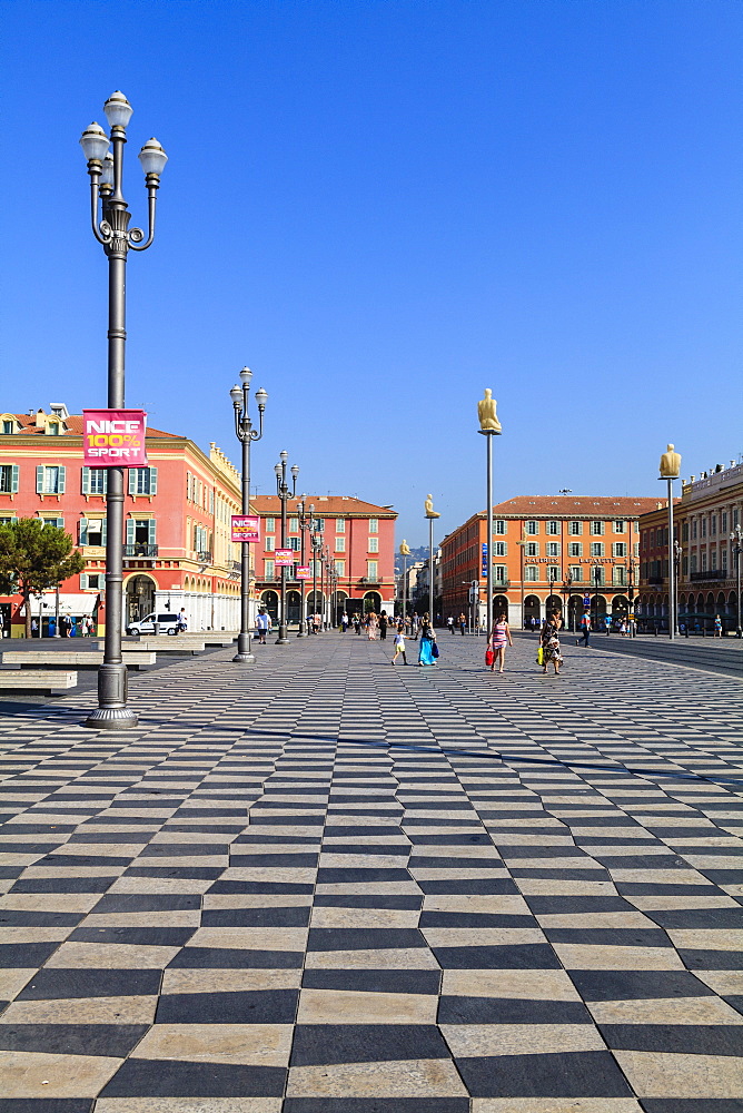 Place Massena, Nice, Alpes-Maritimes, Provence, Cote d'Azur, French Riviera, France, Europe