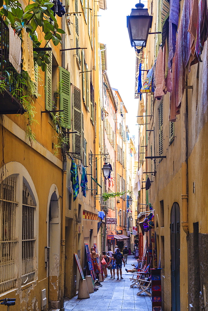 The Old Town, Nice, Alpes-Maritimes, Provence, Cote d'Azur, French Riviera, France, Europe