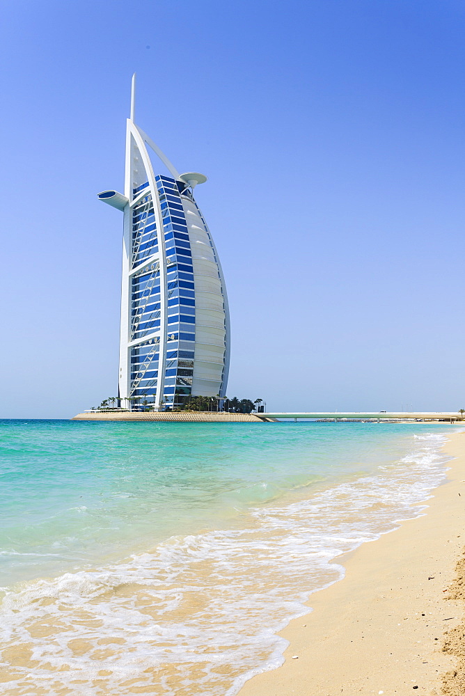 Burj Al Arab Hotel, Jumeirah Beach, Dubai, United Arab Emirates, Middle East