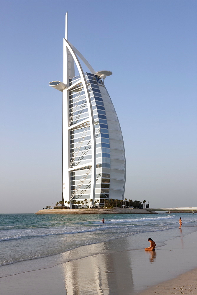 Burj Al Arab Hotel, Jumeirah Beach, Dubai, United Arab Emirates, Middle East