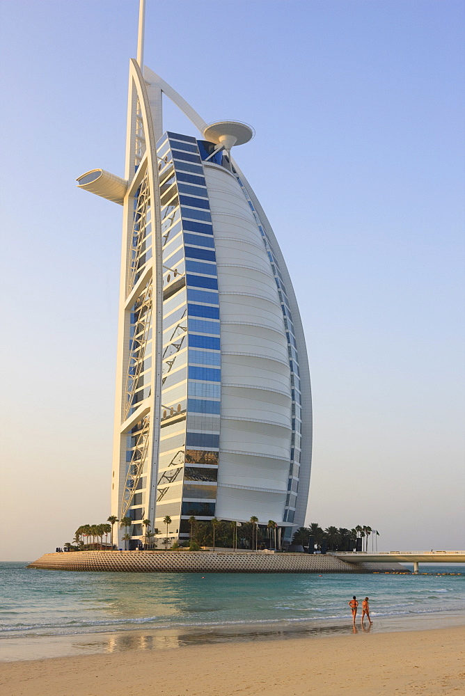 Burj Al Arab Hotel, Jumeirah Beach, Dubai, United Arab Emirates, Middle East