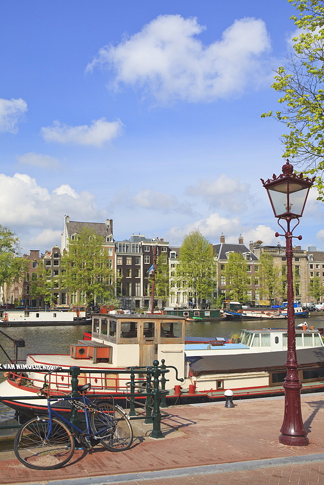 Amstel River, Amsterdam, Netherlands, Europe