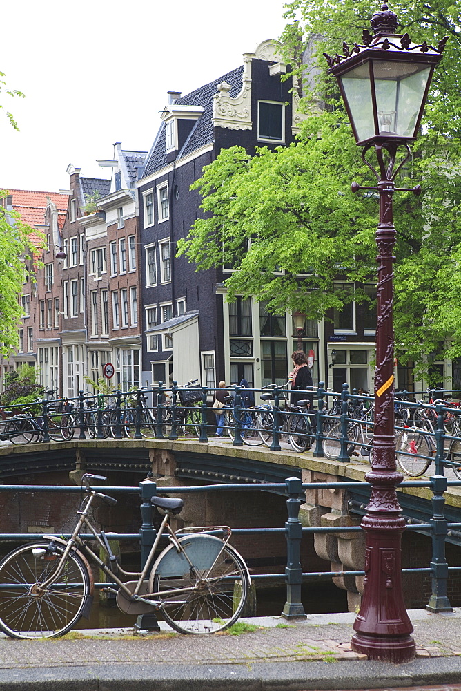 Bicycle, Brouwersgracht, Amsterdam, Netherlands, Europe