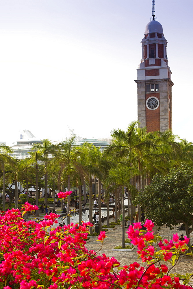 The Clock Tower, a Hong Kong landmark, Tsim Sha Tsui, Kowloon, Hong Kong, China, Asia