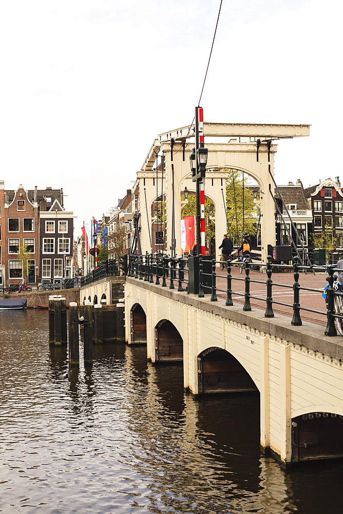 Magere Brug (the Skinny Bridge), Amsterdam, Netherlands, Europe