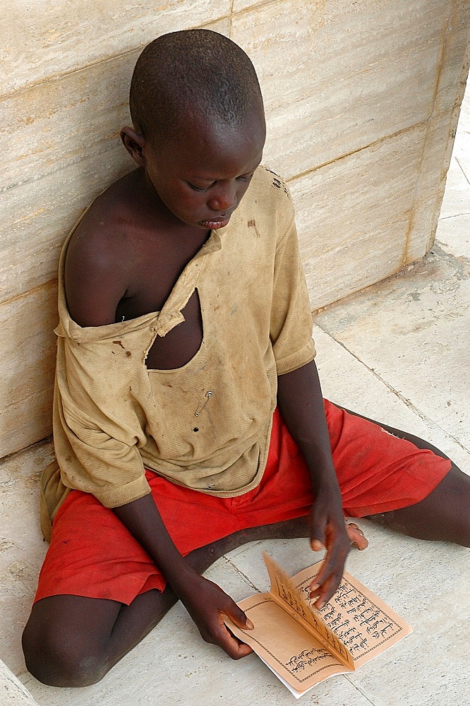 Koranic school student, Touba, Senegal, West Africa, Africa