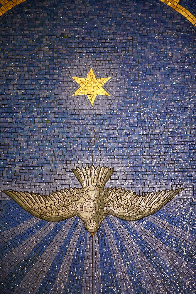 Holy Spirit mosaic, London, England, United Kingdom, Europe