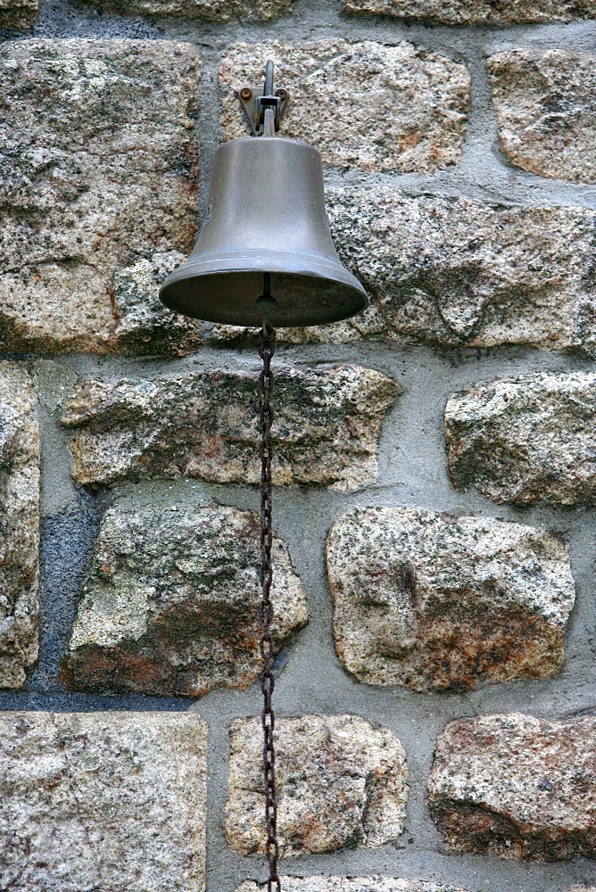 Monastery bell, Plouharnel, Morbihan, Brittany, France, Europe