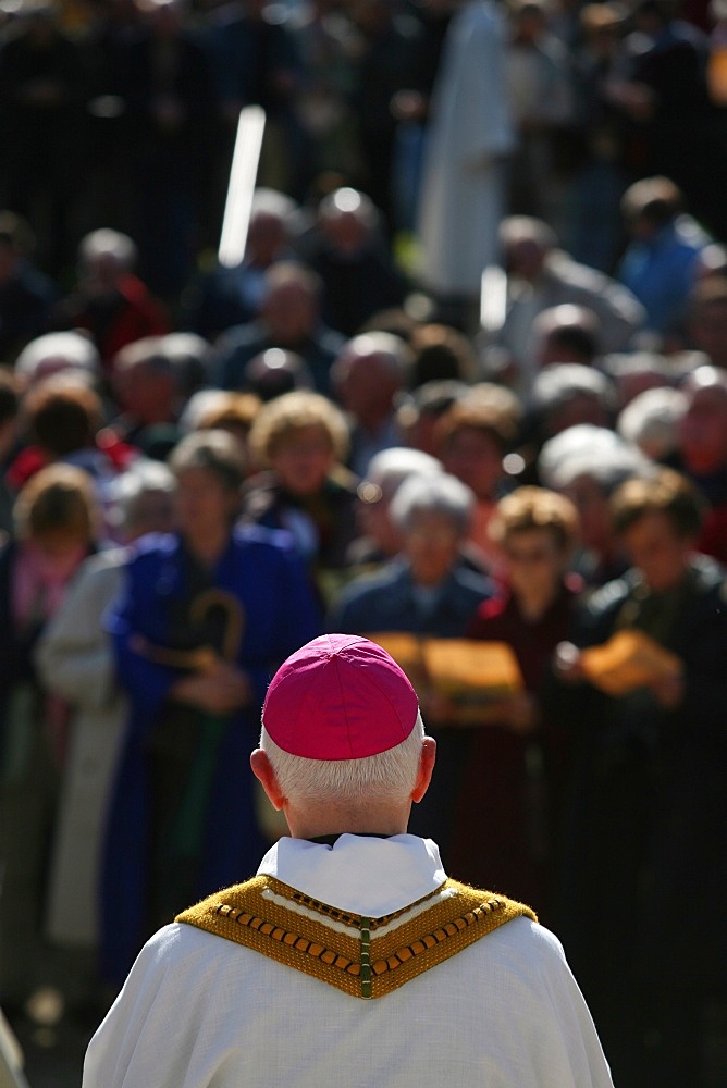 Bishop, Landevennec, Finistere, Brittany, France, Europe