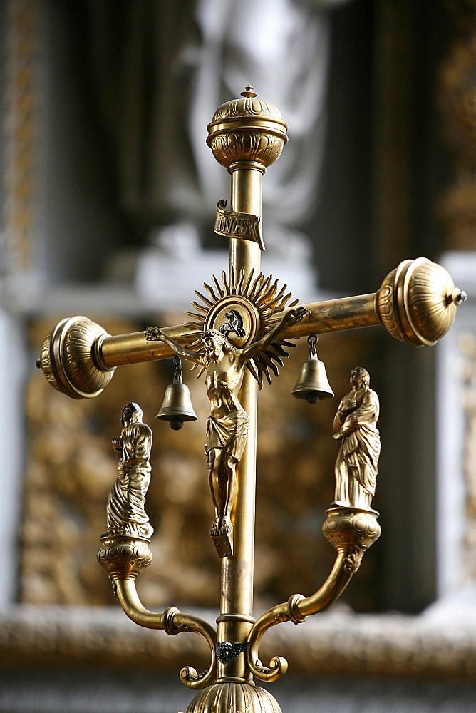 Crucifix, Roscoff, Finistere, Brittany, France, Europe