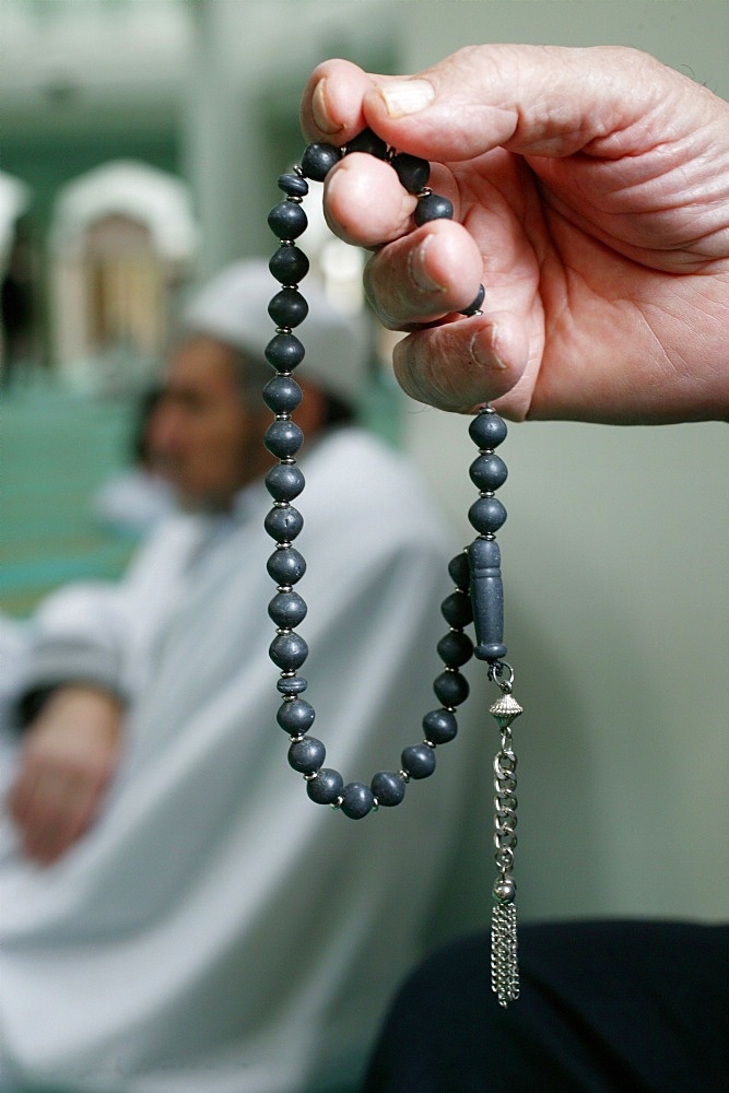 Prayer beads, Lyon, Rhone, France, Europe