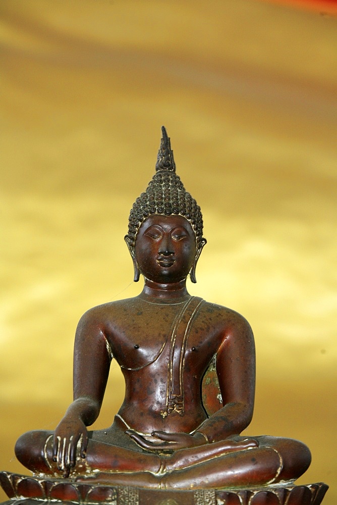 Buddha, Wat Chayamangkalaram temple, Penang, Malaysia, Southeast Asia, Asia