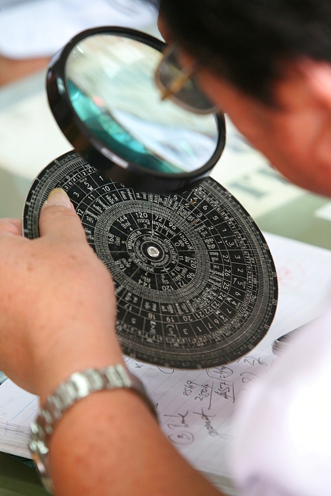 Fortuneteller, Wat Pho temple, Bangkok, Thailand, Southeast Asia, Asia