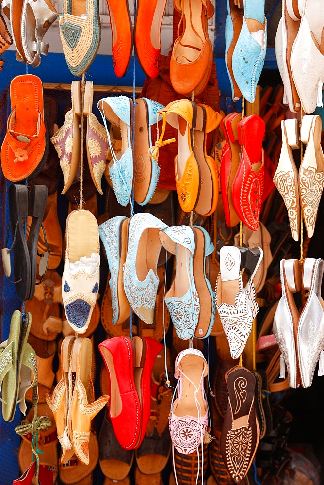 Slippers, Essaouira, Morocco, North Africa, Africa